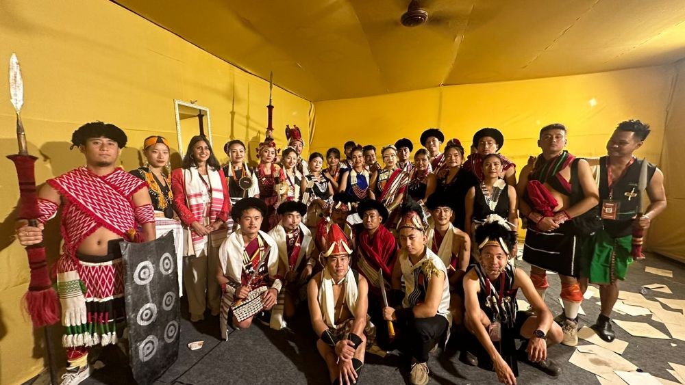 Nagaland Folkloric participated in the 10th SAMVAAD Festival 2023 in Jamshedpur city on November 18.